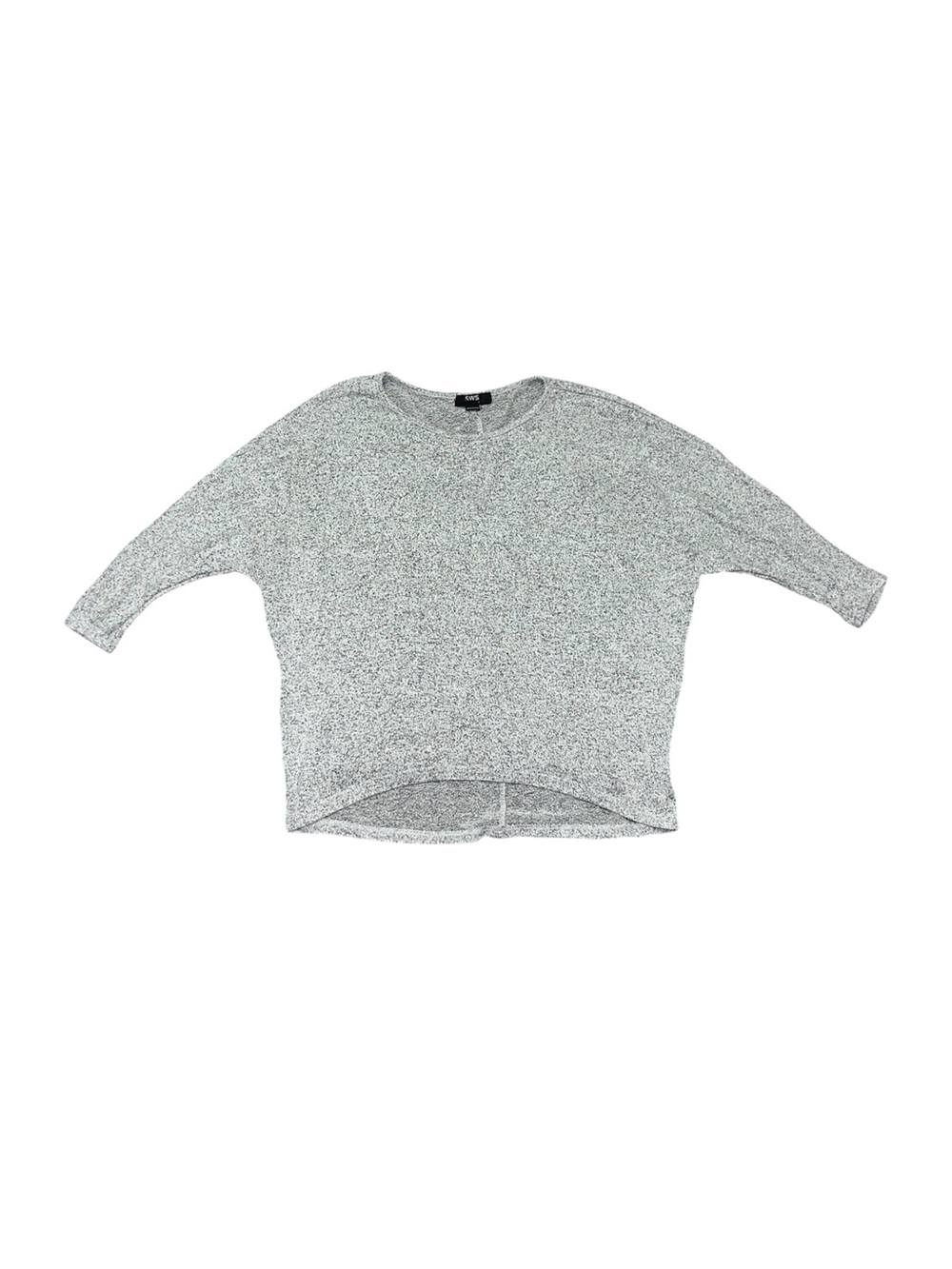 SWS Grey Relaxed Fit 3/4 Sleeves Top Women’s Size Small Slouchy Cute Blouse
